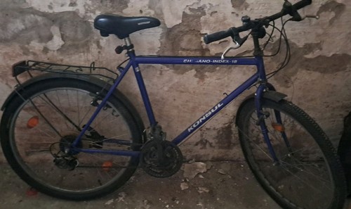 Herrenfahrrad zoll blau - zoll,